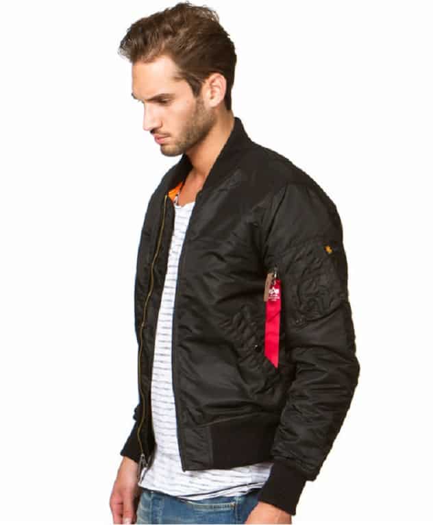 Alpha Industries Ma 1 Vf Black Bomber Jackets