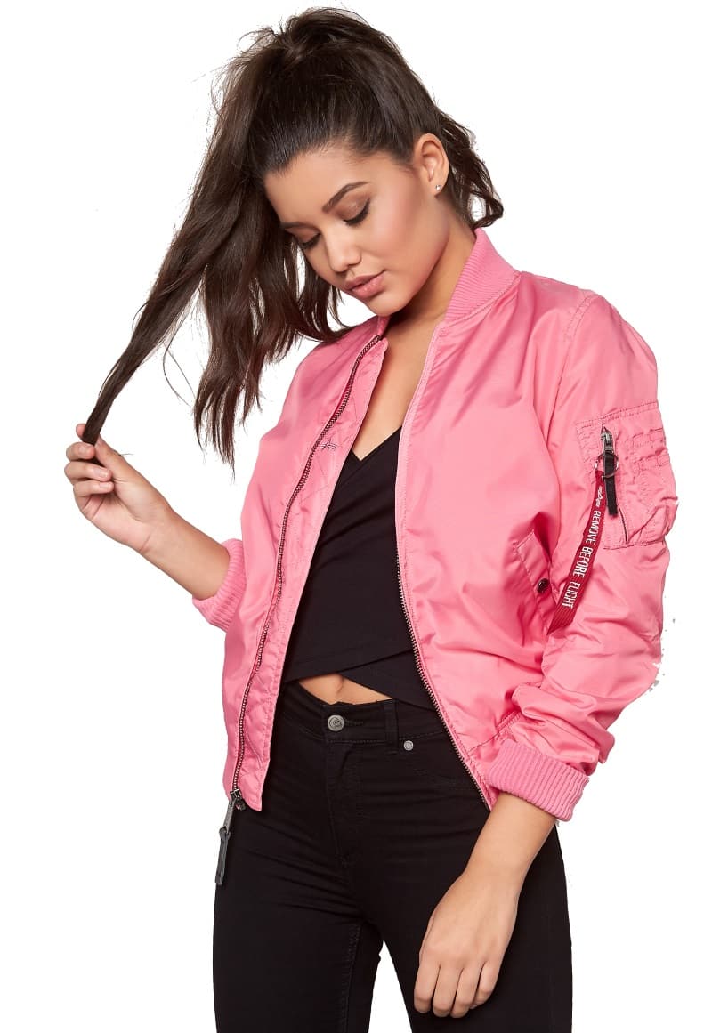 karbonade Nauwkeurigheid contact Alpha Industries MA-1 TT Women Pink - Bomber Jackets