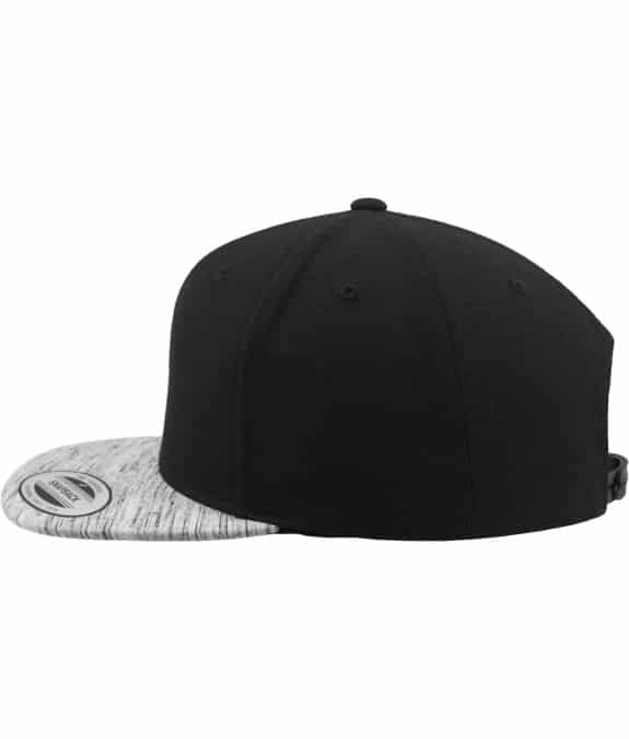 3Stripes Melange Visor Snapback black-grey3