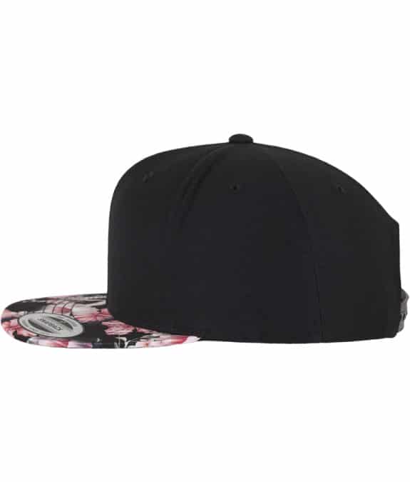 Floral Snapback red3