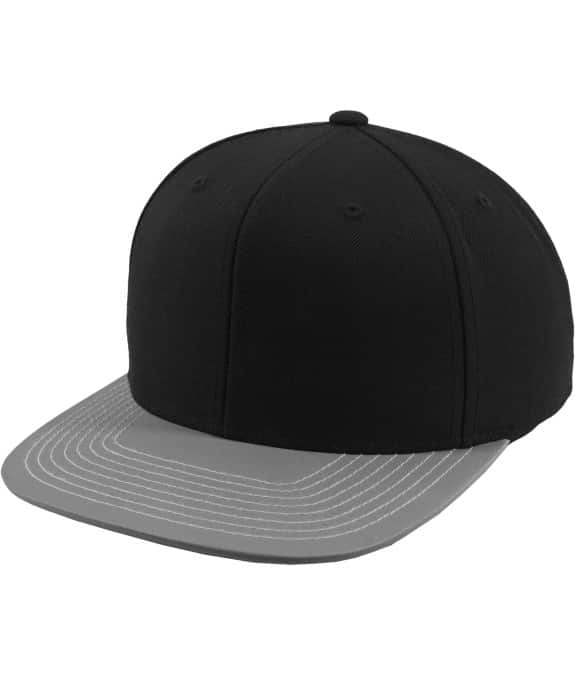 Reflective Visor Snapback black-grey 1